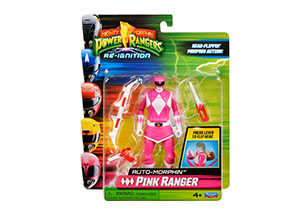 Power Rangers Head Flippin Basic Figures Assorted - Black Ranger